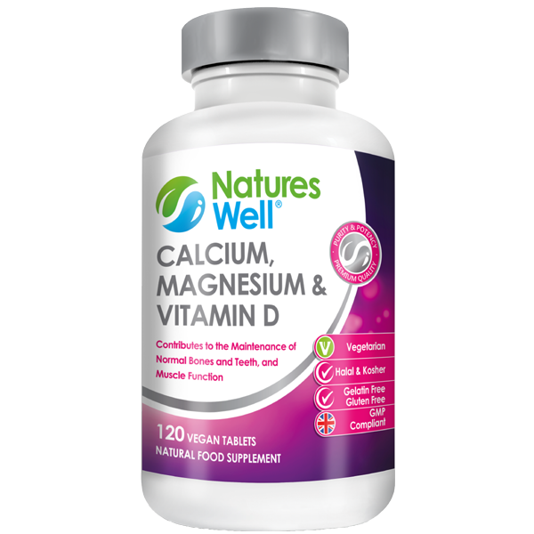 Calcium Magnesium And Vitamin D 120 Vegetarian Tablets