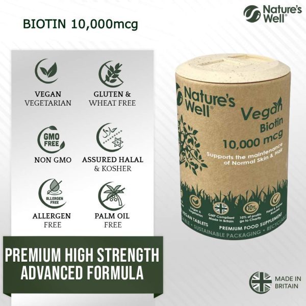 Vegan Biotin 10000 mg